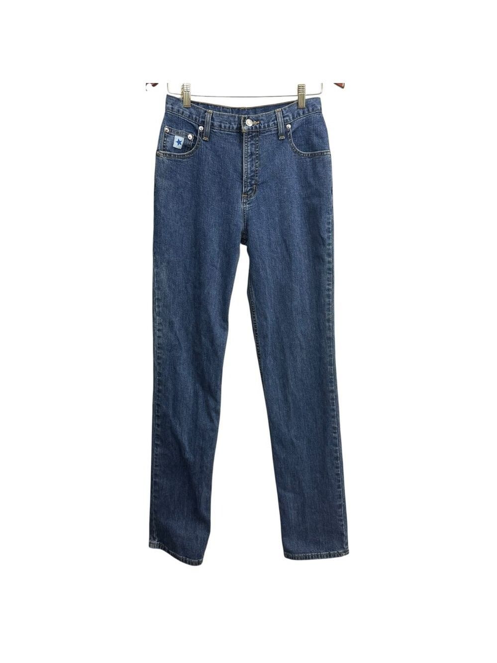 Rockies Slim Women’s Jeans Size‎ 5 XL 28 Blue Denim High Rise Straight Leg